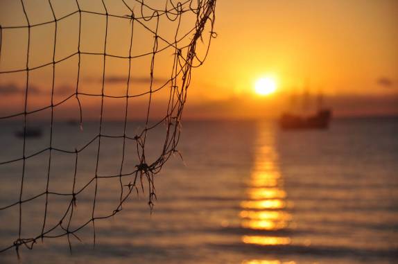 Um maravilhoso pôr-do-sol na ilha de Cozumel, no litotal de Yucatán, no sul do México